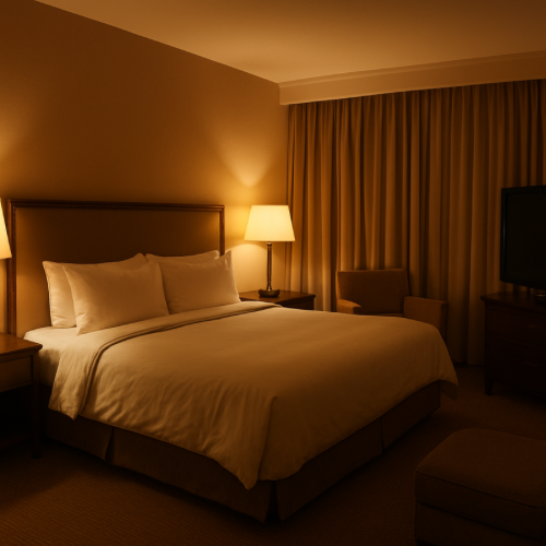 hotel room tv turning off automatically